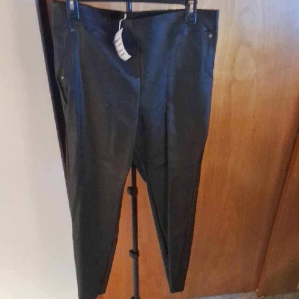 Black Pleather Pants